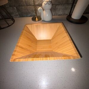 Pampered Chef Bamboo Bowl